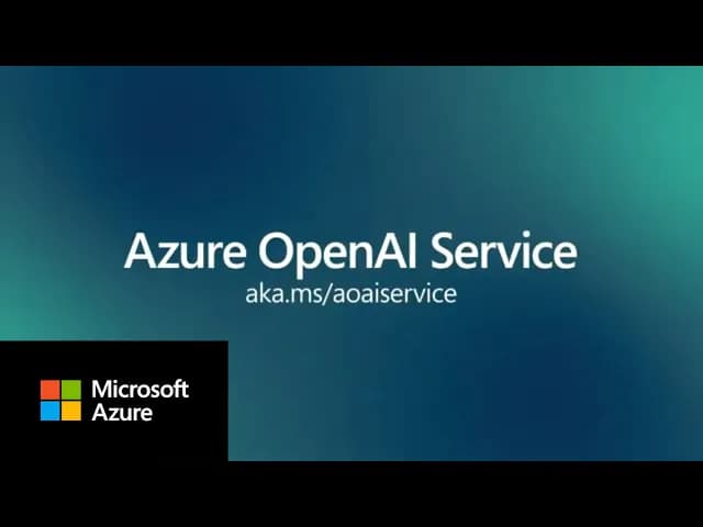 Using Azure OpenAI Service course preview