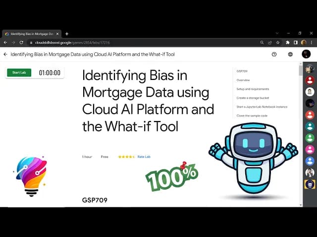 Identifying Bias in Mortgage Data using Cloud AI Platform and the What-if Tool course preview