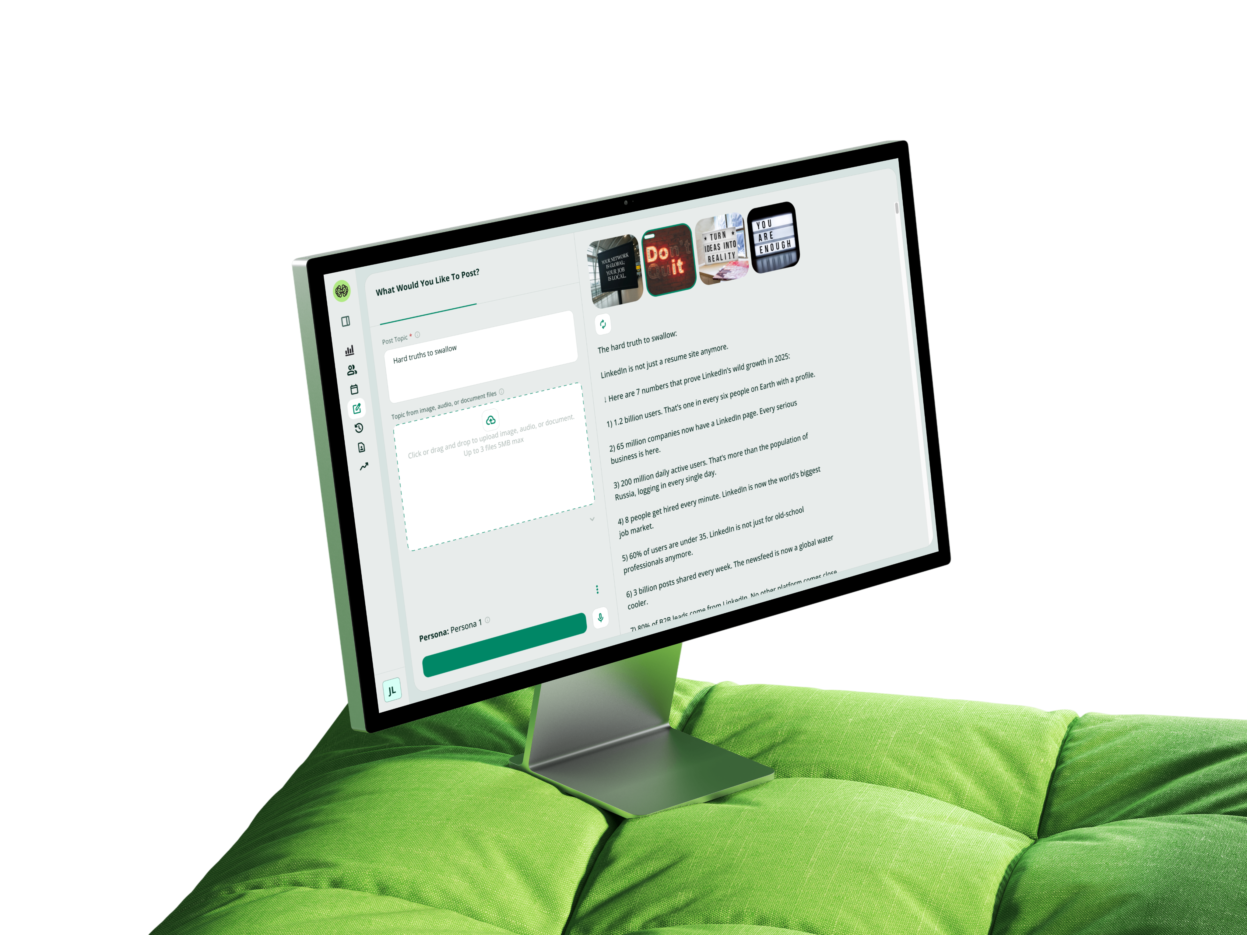 ProSearch dashboard